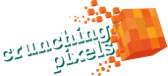 crunching pixels logo