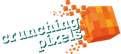 crunching pixels logo