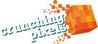 crunching pixels logo